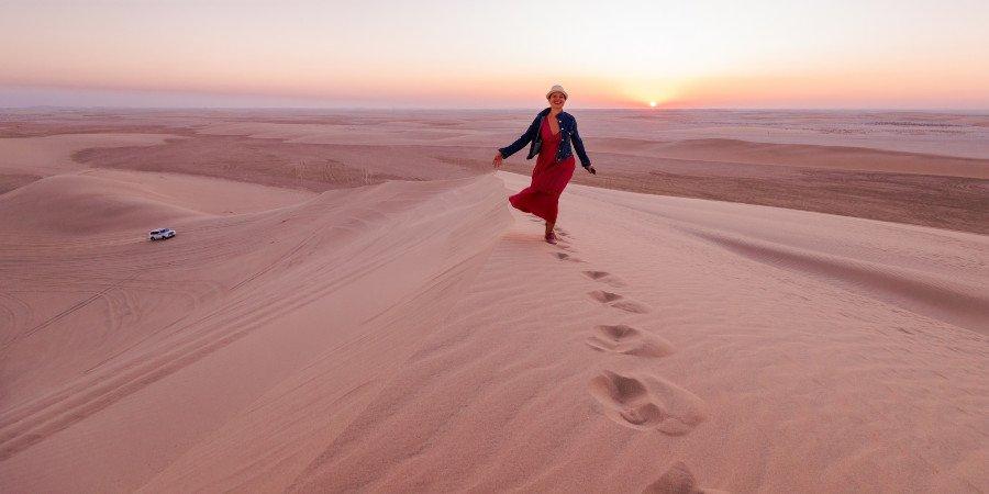 Nel deserto del Qatar